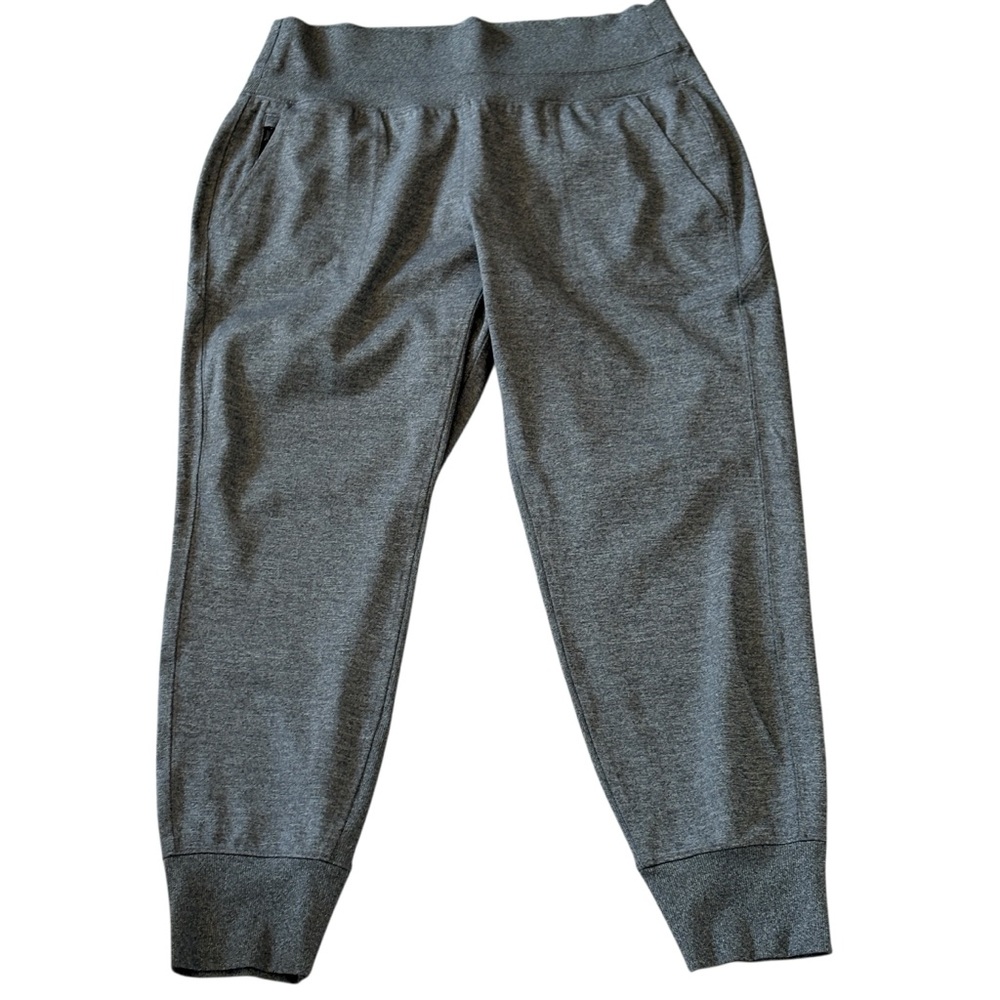 Athleta Gray Joggers Relaxed Fit Elastic Waistband